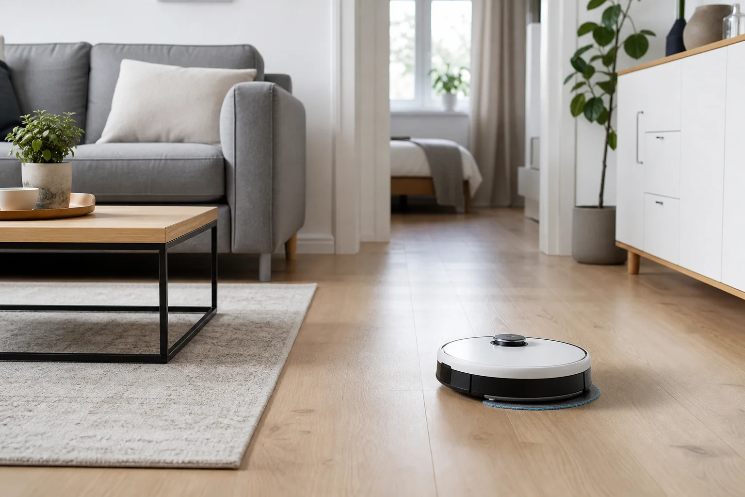 Robot sprzątający z mopowaniem — dla kogo ma sens?